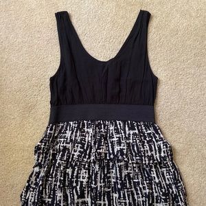 Mossimo Black Three Tiered Dress Medium